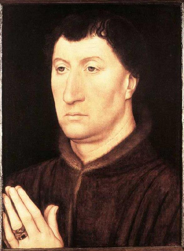 Hans Memling Portrait of Gilles Joye oil painting picture